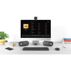 LOGITECH Z407 COMPUTER SPEAKERS WITH SUBWOOFER