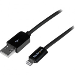 StarTech.com 1m Black 8-pin Lightning to USB Cable