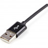 StarTech.com 1m Black 8-pin Lightning to USB Cable