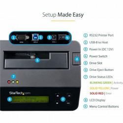 StarTech.com SATA Drive Eraser and Dock - 4Kn Support