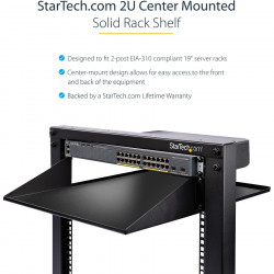 StarTech.com Shelf - 2 Post Server Rack - Up to 75 lb