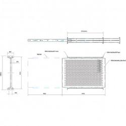 StarTech.com 2U Sliding Vented Rack Mount Shelf