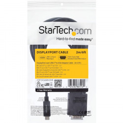 StarTech.com 2M (6 FT.) USB-C TO VGA ADAPTER CABLE