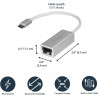 StarTech.com USB-C to Gigabit Network Adapter -Silver