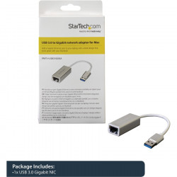 StarTech.com USB 3 to Gigabit Network Adapter -Silver