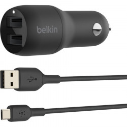 BELKIN DUAL 24W USB-A CAR...