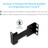 StarTech.com RAIL DEPTH ADAPTER FOR RACKS - 4 IN - 1U