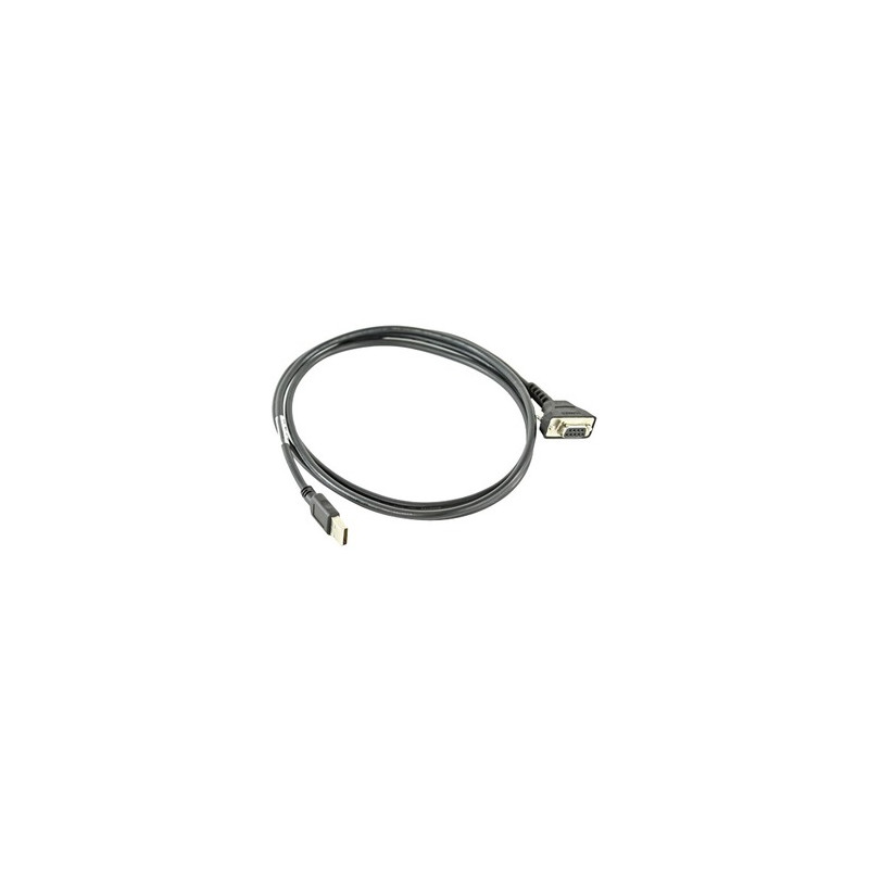 ZEBRA USB CABLE ASSEMBLY: 9-PIN FEMALE STRAIGH