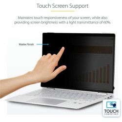 StarTech.com 14in 16:9 Laptop Touch Privacy Screen