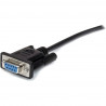 StarTech.com 2m Straight Through Serial Cable M/F BK