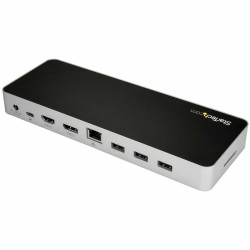StarTech.com DUAL MONITOR USB C DOCK - 60W PD - SD