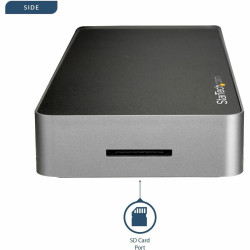 StarTech.com DUAL MONITOR USB C DOCK - 60W PD - SD