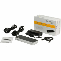 StarTech.com DUAL MONITOR USB C DOCK - 60W PD - SD