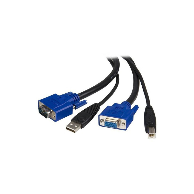 StarTech.com 6 ft 2-in-1 USB KVM Cable