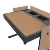 Heckler 4U LECTERN DESKPAD - WALNUT - 4003