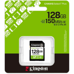 KINGSTON 128GB SDXC Canvas Select Plus Gen3 150MB