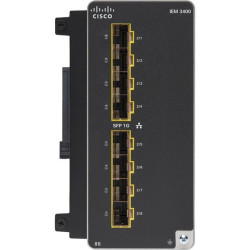 CISCO Cat IE3400 with 8 GE SFP ports Expansion
