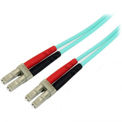 StarTech.com 10m 10 Gb Aqua Fiber Patch Cable LC/LC