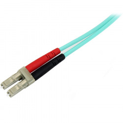 StarTech.com 10m 10 Gb Aqua Fiber Patch Cable LC/LC