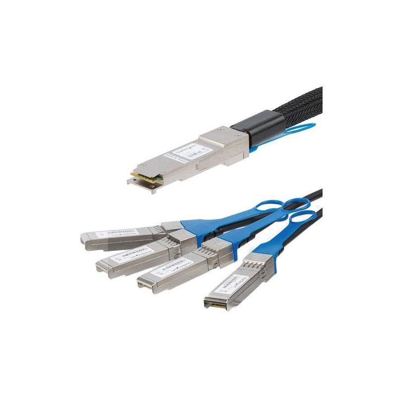 StarTech.com 3m QSFP+ Breakout Cable QSFP+ to 4 SFP+
