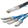 StarTech.com 3m QSFP+ Breakout Cable QSFP+ to 4 SFP+