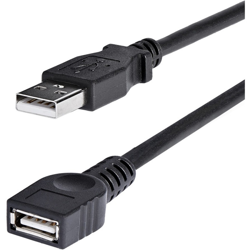 StarTech.com 6 ft Black USB Extension Cable A to A