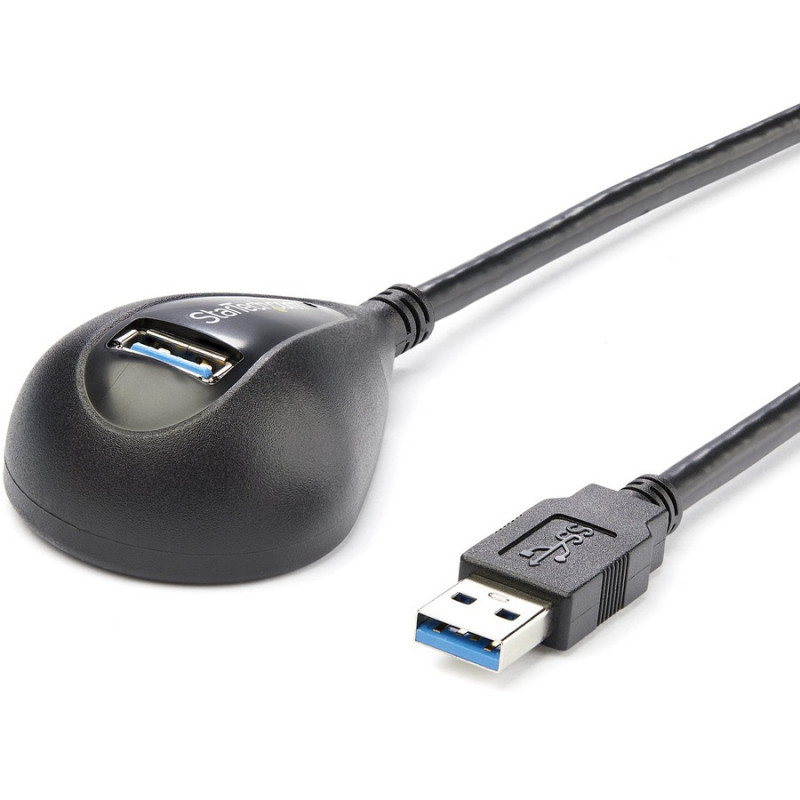 StarTech.com 5ft Black USB 3 Desktop Extension Cable