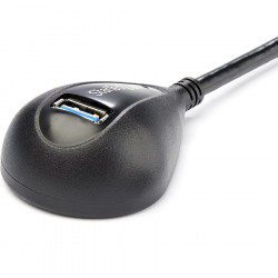 StarTech.com 5ft Black USB 3 Desktop Extension Cable