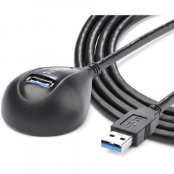 StarTech.com 5ft Black USB 3 Desktop Extension Cable