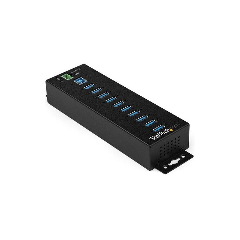 StarTech.com USB 3.0 Hub - 10pt Indst. w/ Pwr Adtpr