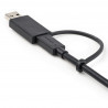 StarTech.com 1m Hybrid USB-C Cable w/ USB-A Adapter