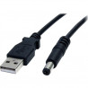 StarTech.com 2m USB to 5.5mm Type M Barrel Cable