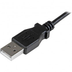 StarTech.com 0.5m Right Angle Micro USB Cable - 24AWG