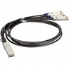 D-LINK 40G QSFP+ to 4x 10G SFP+ 1 m Direct Atta