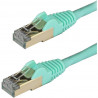StarTech.com 1m Aqua Cat6a Ethernet Cable - STP