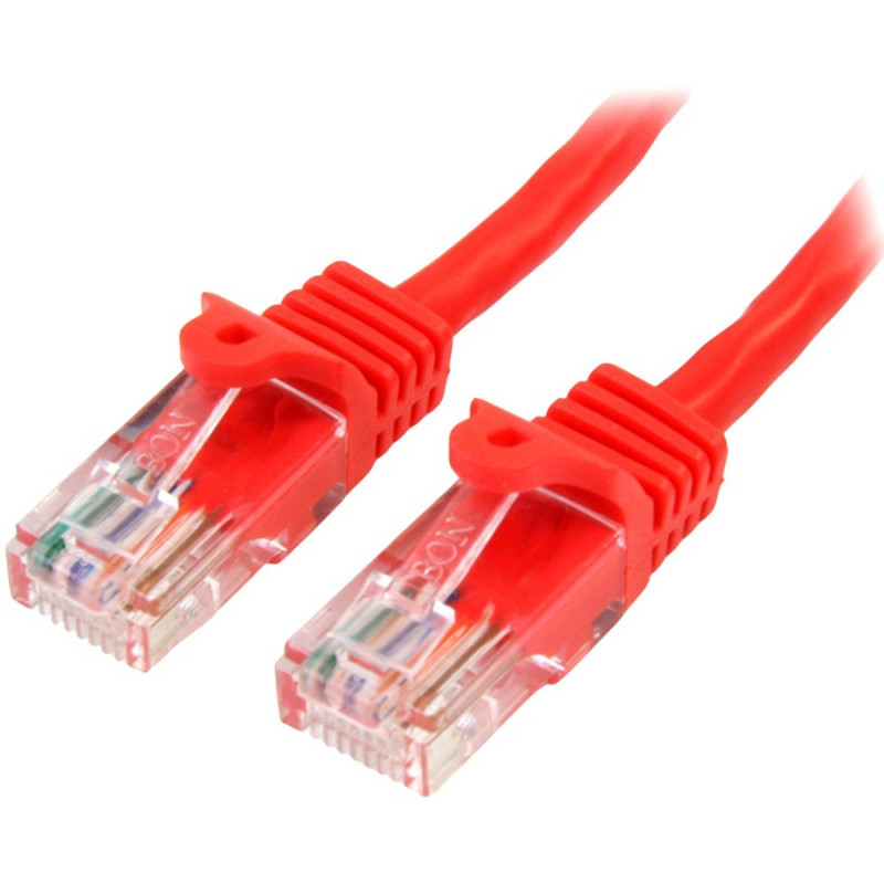StarTech.com 2m Red Snagless UTP Cat5e Patch Cable