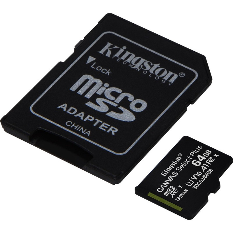 KINGSTON 64GB MICROSDXC CANVAS SELECT