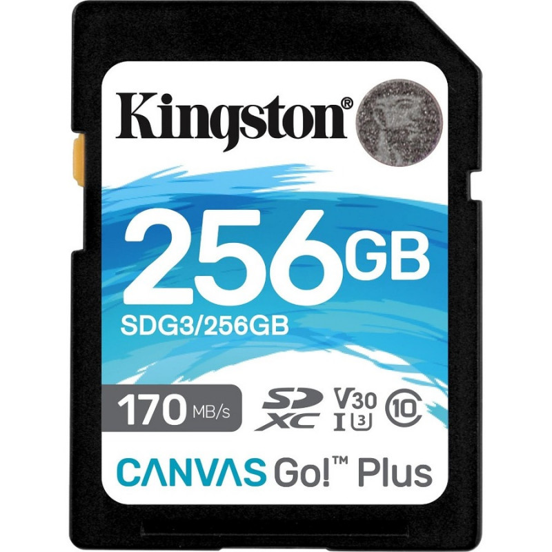 KINGSTON 256GB SDXC CANVAS GO PLUS 170R