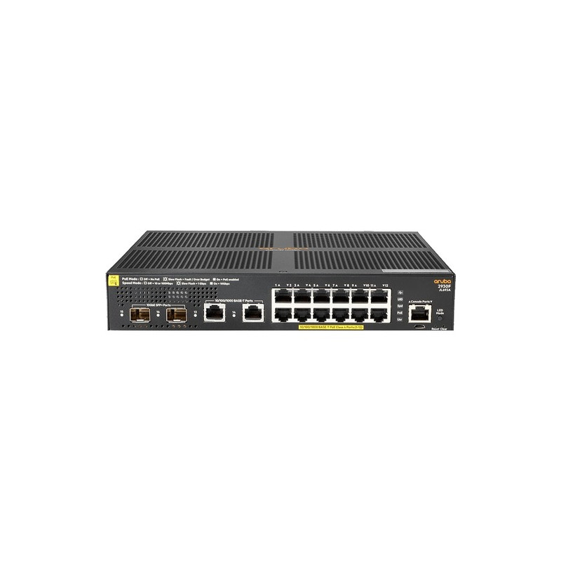 Hewlett Packard Enterprise ARUBA 2930F 12G POE+ SWCH