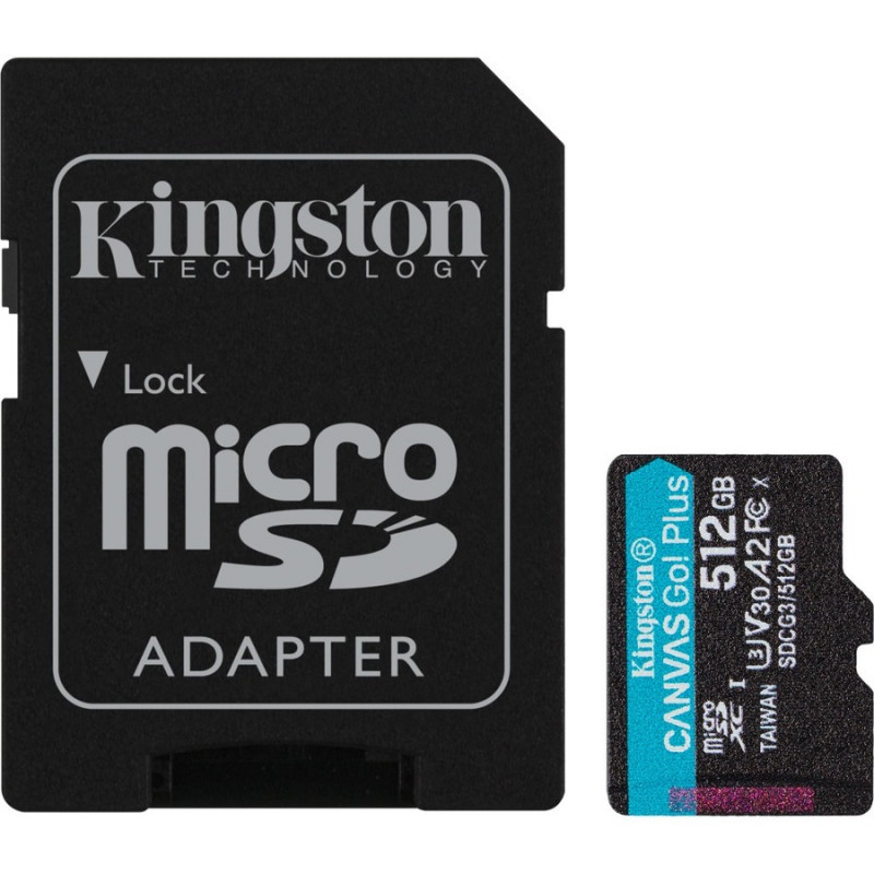 KINGSTON 512GB MSDXC CANVAS GO PLUS 170R