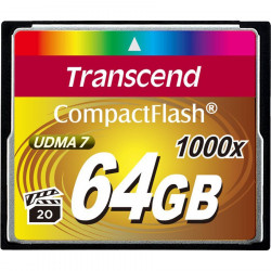 TRANSCEND 64GB CF Card (1000X)