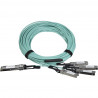 StarTech.com 15m QSFP+ Breakout Cable QSFP+ to 4 SFP+