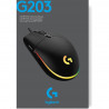 LOGITECH G203 LIGHTSYNC GAMING MOUSE - BLACK