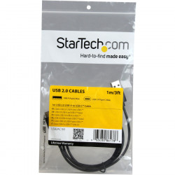 StarTech.com 1m 3ft USB-C to USB-A Cable - USB 2.0