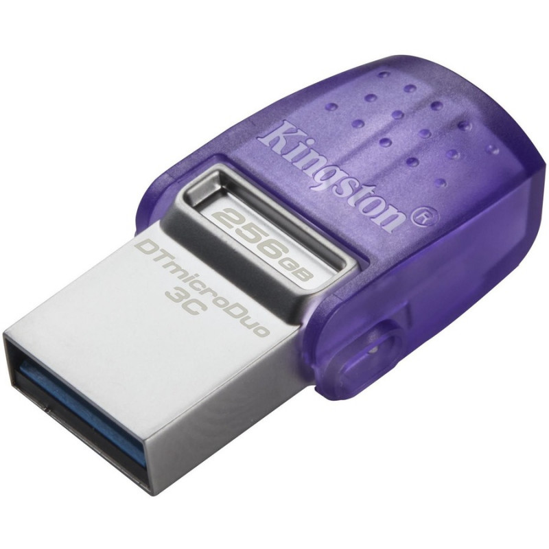 KINGSTON 256GB DT MICRODUO 3C 200MB/s DUAL USB-A