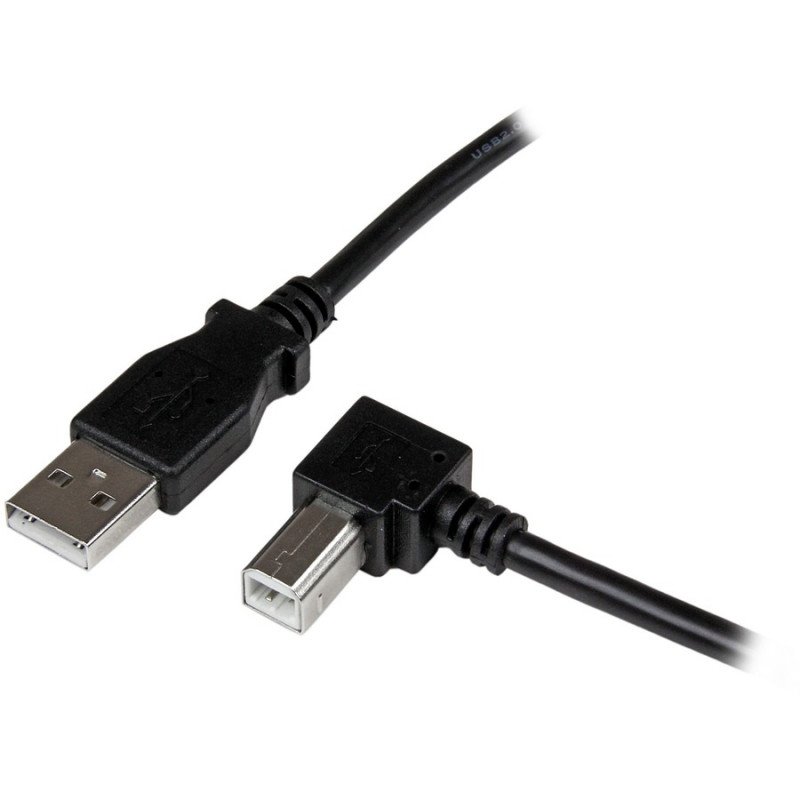 StarTech.com 2m USB 2.0 A to Right Angle B Cable M/M