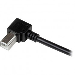 StarTech.com 2m USB 2.0 A to Right Angle B Cable M/M