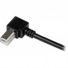 StarTech.com 2m USB 2.0 A to Right Angle B Cable M/M