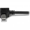 StarTech.com 2m USB 2.0 A to Right Angle B Cable M/M