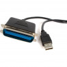 StarTech.com 10 ft USB to Parallel Printer Adapter